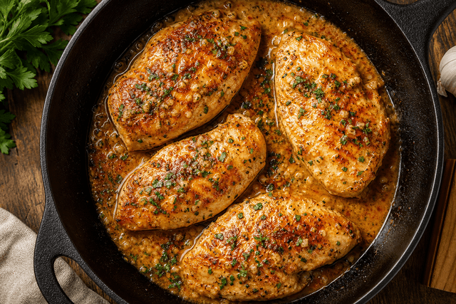 Garlic butter chicken recipe